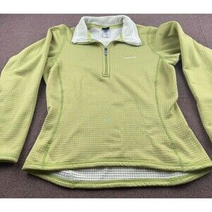 Patagonia R1 Pullover 1/4 Zip Women's S Polartec Mockneck Green PowerGrid Fleece
